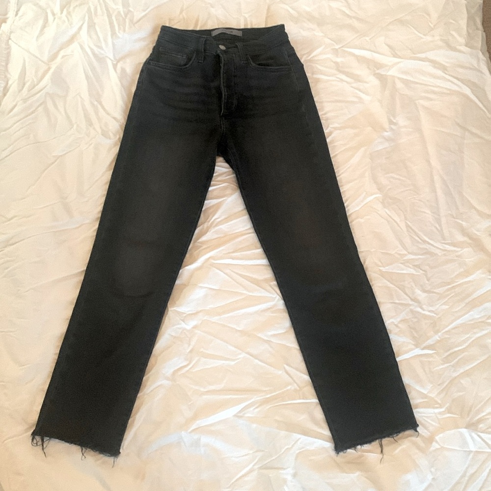 Joe’s The OG Straight Ankle in Fantine (black/dark gray) Size 24